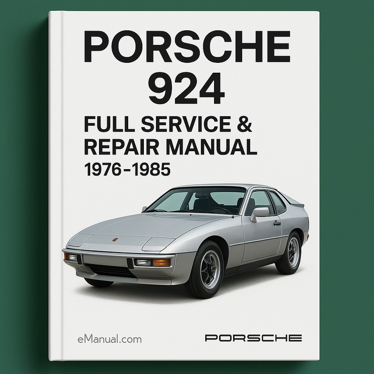 PORSCHE 924 Full Service & Repair Manual 1976-1985