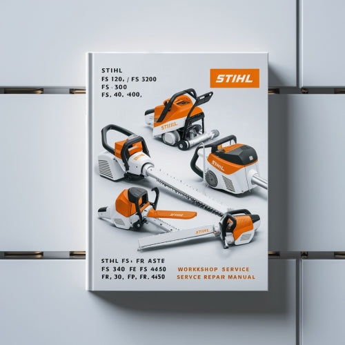 Stihl FS 120 FS 200 FS 300 FS 350 FS 400 FS 450 FR 350 FR 450 Brushcutters & Parts Workshop Service Repair Manual Download PDF