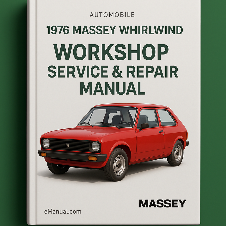 1976 Massey Whirlwind Workshop Service Repair Manual Download PDF