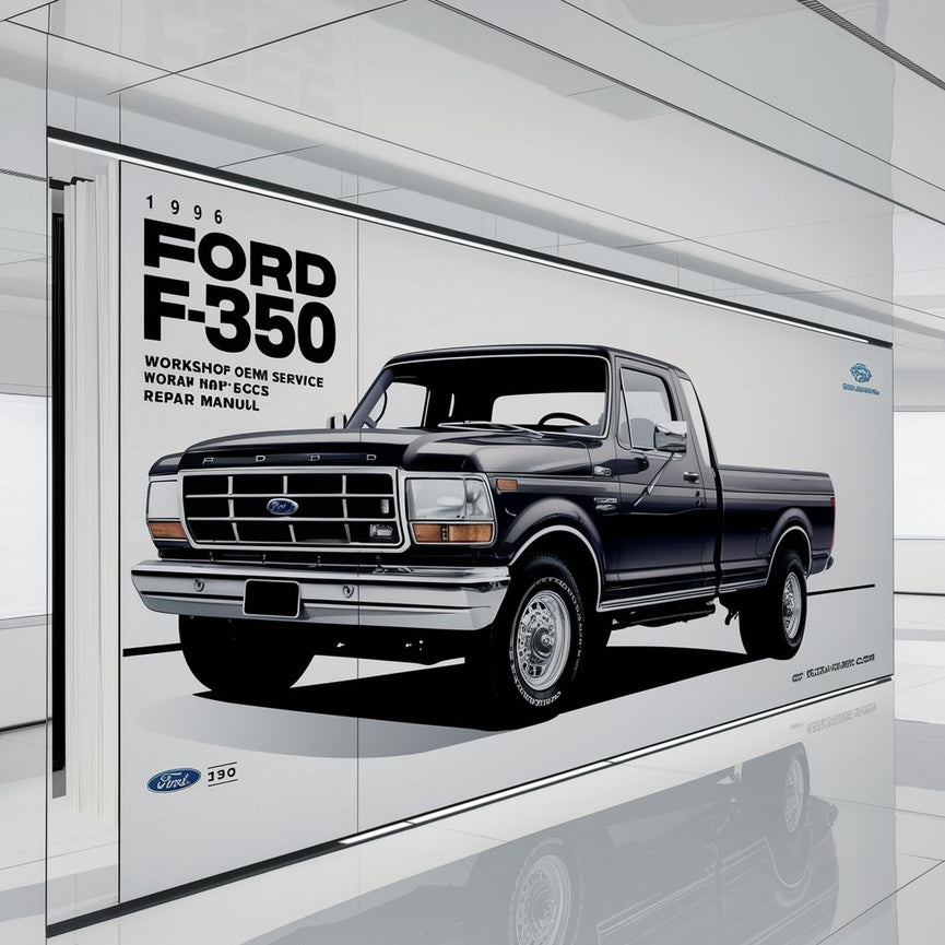 1996 Ford F350 F-350 Werkstatt OEM Service-Reparaturhandbuch PDF-Download