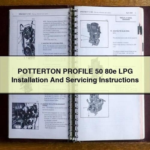 POTTERTON PROFILE 50 80e LPG Installations- und Wartungsanleitung