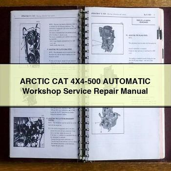 ARCTIC CAT 4X4-500 Automatic Workshop Service Repair Manual