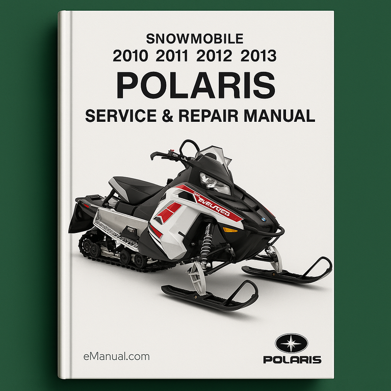 2010 2011 2012 2013 Polaris Snowmobile Service Repair Manual 600 800 Rush Pro RMK Assault Indy Switchback