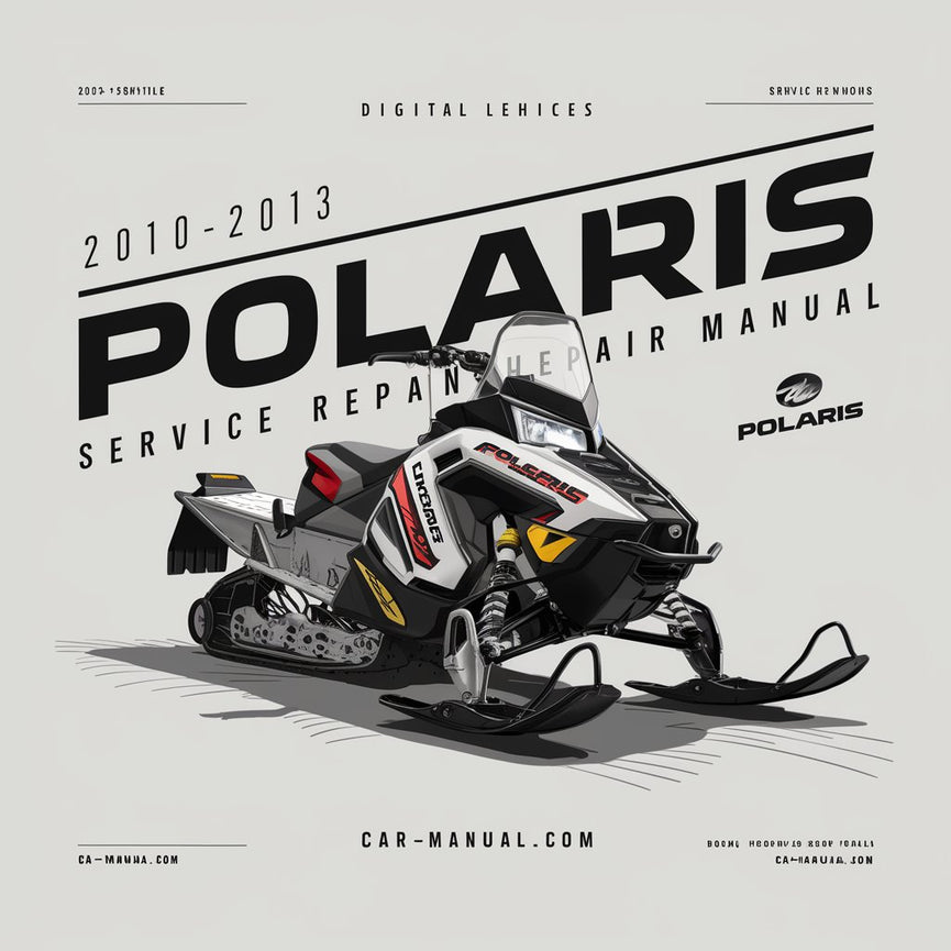 2010 2011 2012 2013 Polaris Snowmobile Service Repair Manual 600 800 Rush Pro RMK Assault Indy Switchback