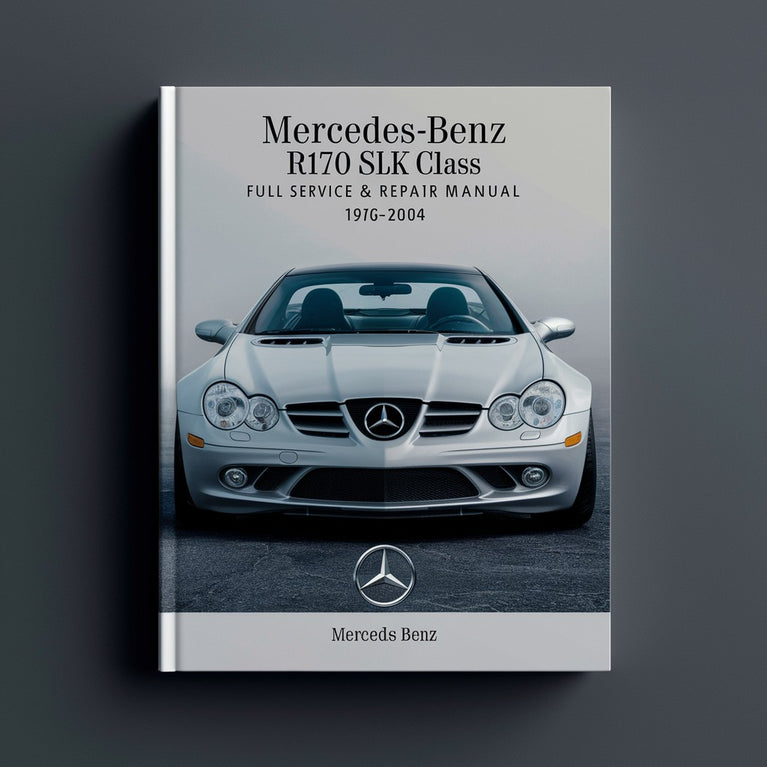 Mercedes Benz R170 SLK Class Full Service & Repair Manual 1996-2004