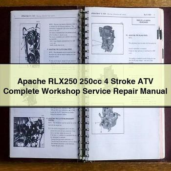 Apache RLX250 250cc 4 Stroke ATV Complete Workshop Service Repair Manual