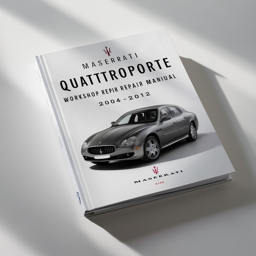 Maserati QUATTROPORTE Car Workshop Repair Manual