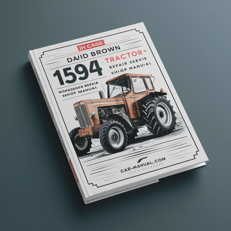 IH Case David Brown 1594 Tractor Workshop Repair Service Shop Manual - Improved - Download PDF