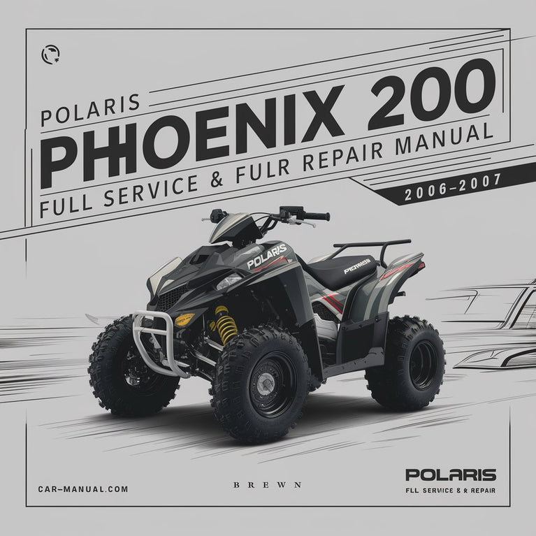 POLARIS PHOENIX 200 ATV Manual completo de servicio y reparación 2006-2007 Descargar PDF