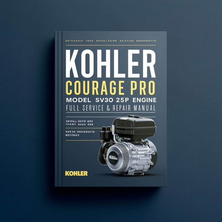 Manual de reparación y servicio completo del motor Kohler COURAGE PRO modelo SV830 25HP Descargar PDF