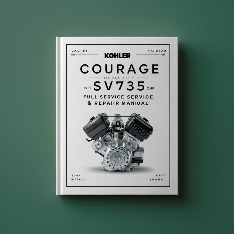 Kohler COURAGE Model SV735 26HP Engine Full Service & Repair Manual