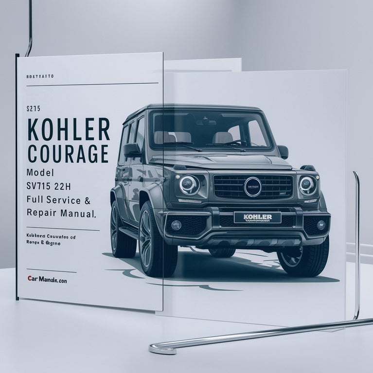 Manual de reparación y servicio completo del motor Kohler COURAGE modelo SV715 22HP Descargar PDF