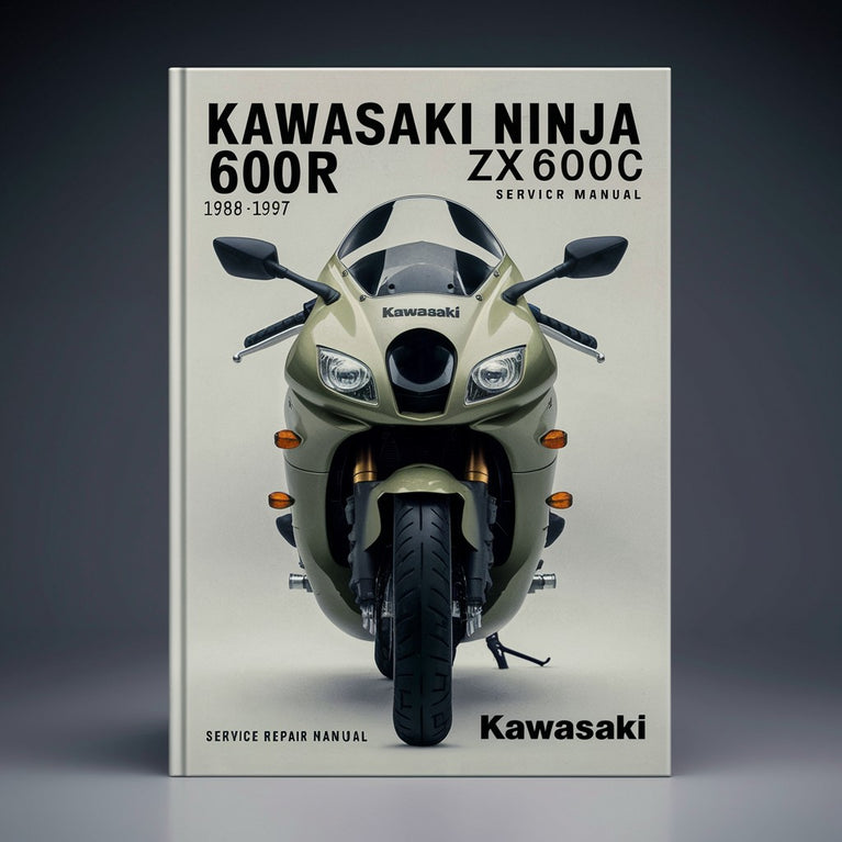 Kawasaki Ninja 600R ZX600C 1988-1997 Service Repair Manual