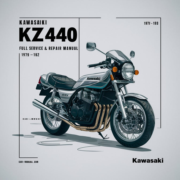 Manual completo de reparación y servicio de motocicleta KAWASAKI KZ440 1979-1982 Descargar PDF