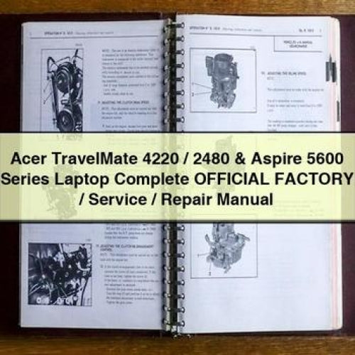Acer Travelmate 4220 / 2480 Aspire 5600 Series Laptop Official Service Repair Workshop Manual PDF