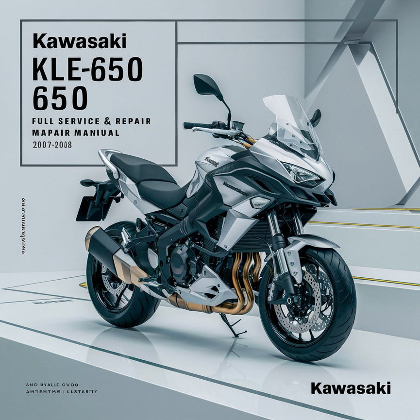 KAWASAKI KLE650 VERSYS 650 Manual completo de servicio y reparación 2007-2008 Descargar PDF