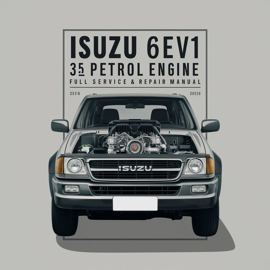 Manual completo de servicio y reparación del motor de gasolina ISUZU 6EV1 3.5L Descargar PDF