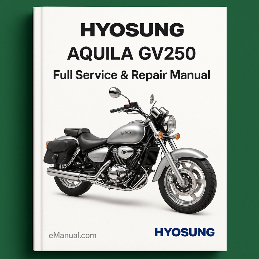 HYOSUNG AQUILA GV250 Full Service & Repair Manual