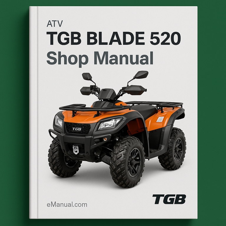TGB BLADE 520 ATV Shop Manual
