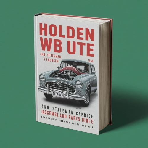 Holden WB UTE und STATESMAN CAPRICE Montage und Teile BIBLE