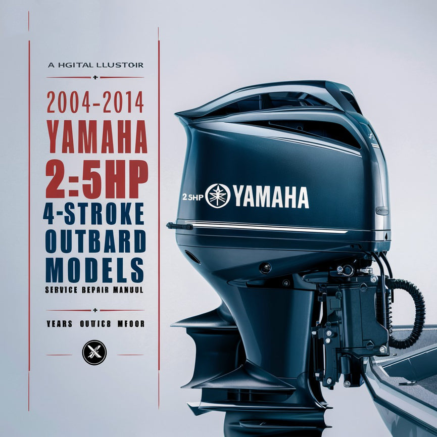 2004 2005 2006 2007 2008 2009 2010 2011 2012 2013 2014 Yamaha 2.5hp 4-stroke Outboard models Service Repair Manual