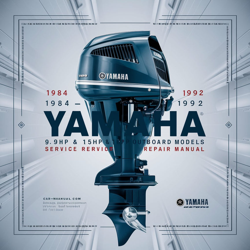 1984 1985 1986 1987 1988 1989 1990 1991 1992 Yamaha 9.9hp 15hp 2-stroke Outboard models Service Repair Manual PDF Download