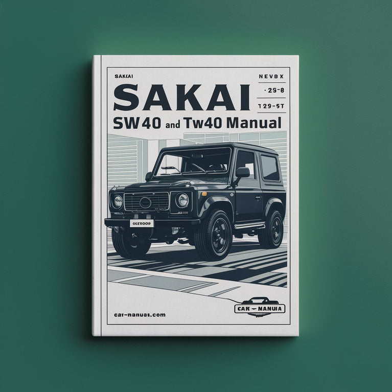 Sakai SW40 and TW40 shop Manual