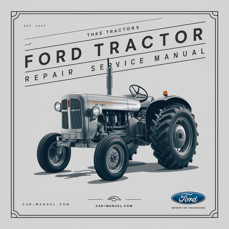 Ford Tractor 5000 Repair Service Manual