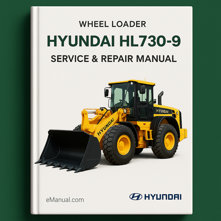 Hyundai HL730-9 Wheel Loader Service Repair Manual