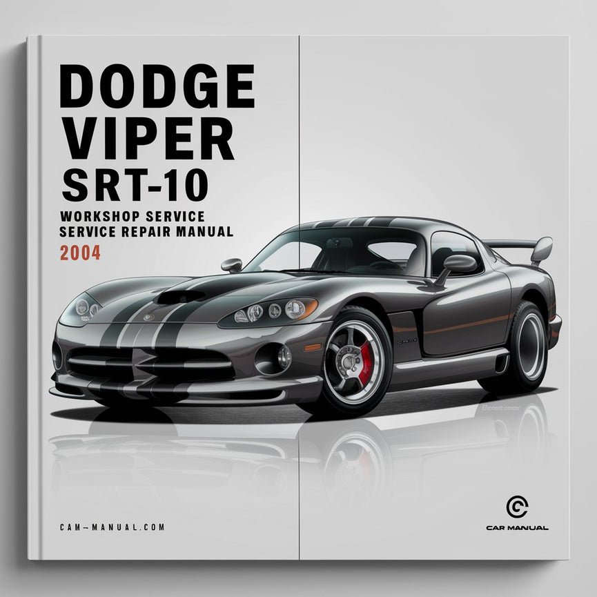 Dodge Viper Srt-10 2004 2005 2006 2007 Workshop Service Repair Manual