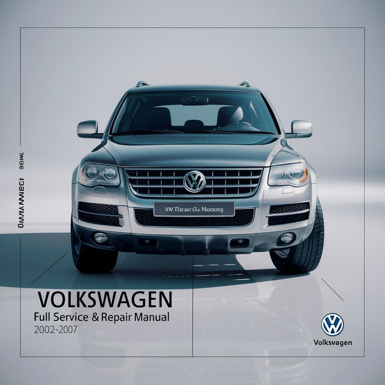 Volkswagn VW TOUAREG Full Service & Repair Manual 2002-2007