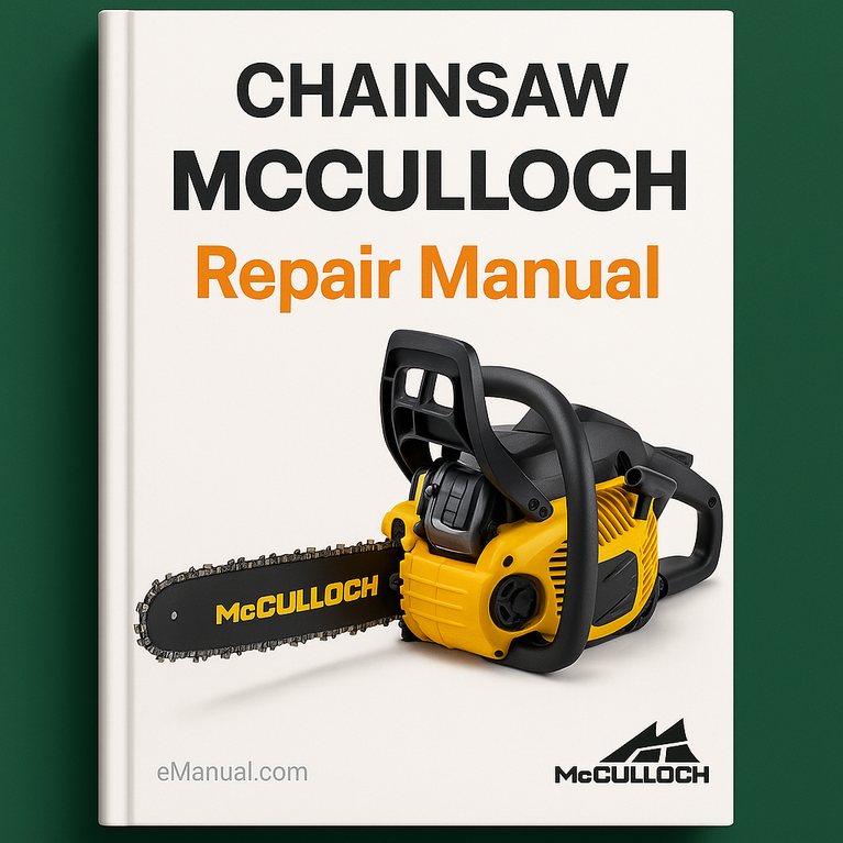 MCCULLOCH CHAINSAW Repair Manual