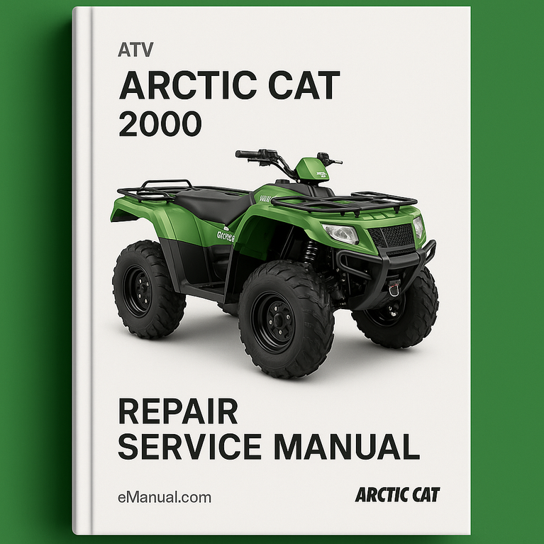 Arctic Cat 2000 ATV All models Repair Service Manual