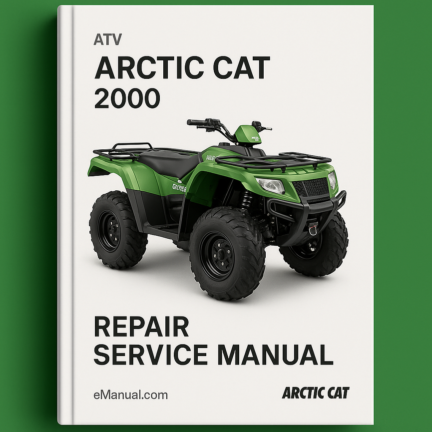 Arctic Cat 2000 ATV All models Repair Service Manual