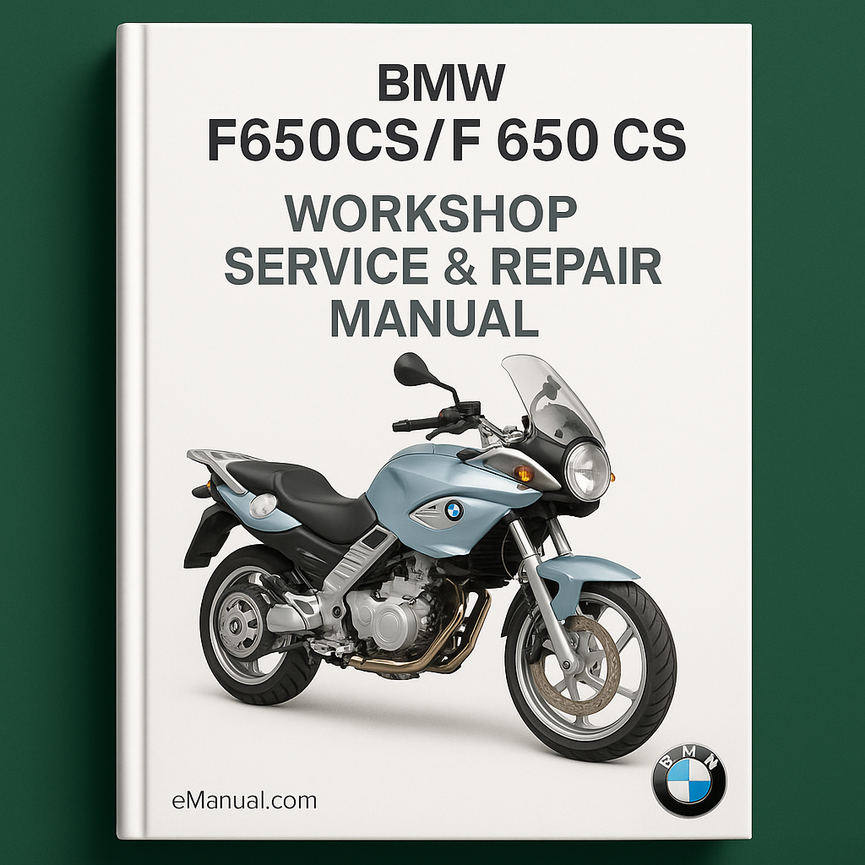 BMW F650CS/F 650 CS Workshop Service Repair Manual