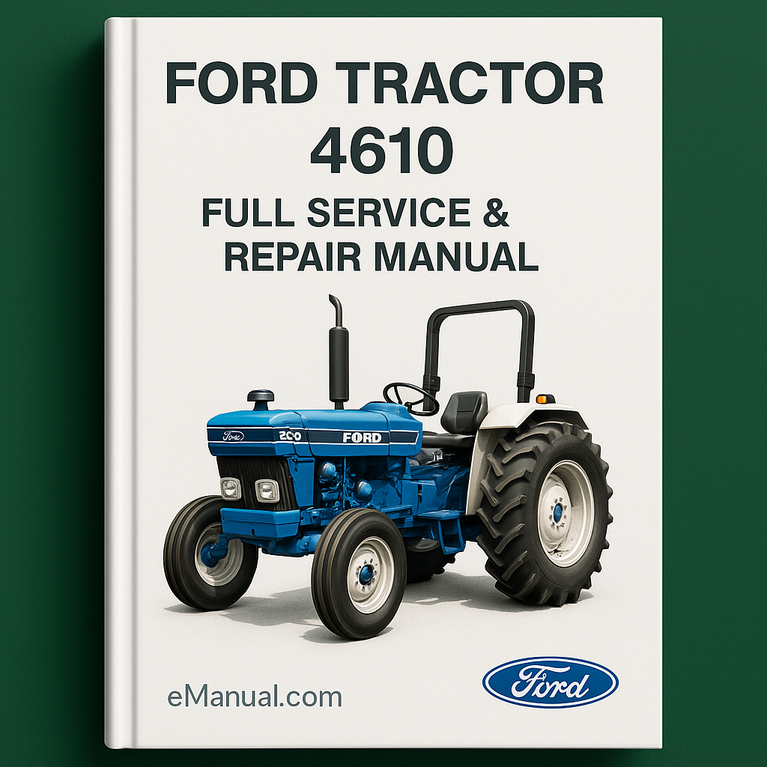 Ford Tractor 4610 Full Service Repair Manual