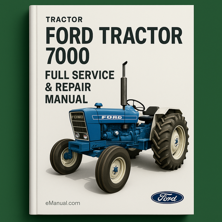 Ford Tractor 7000 Full Service Repair Manual