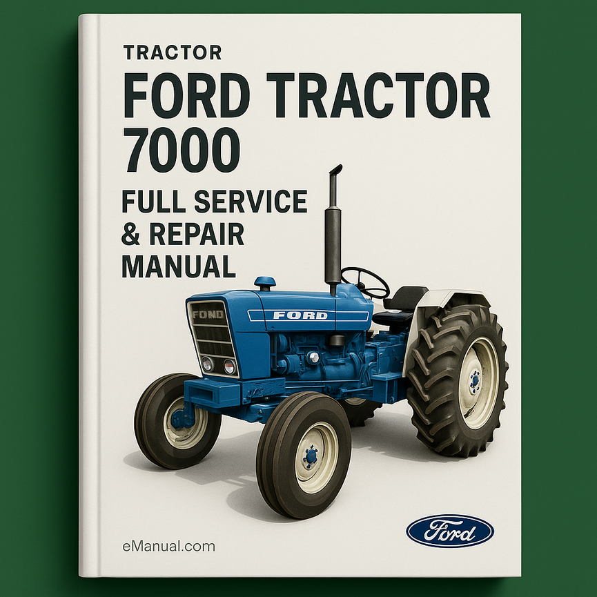 Ford Tractor 7000 Full Service Repair Manual