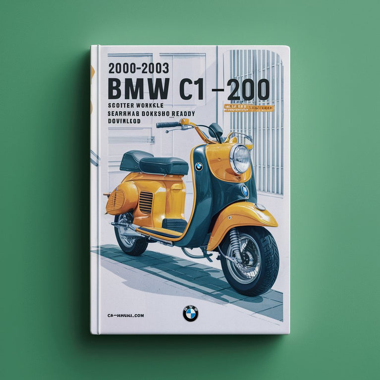 2000-2003 BMW C1 C1-200 Scooter Workshop Repair & Service Manual (Searchable  Bookmarked iPad-ready)