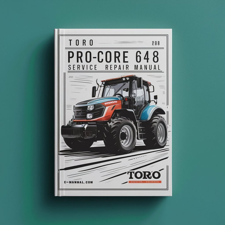 Toro ProCore 648 Service Repair Manual Download PDF