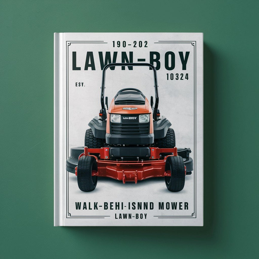1990-2002 Lawn-Boy 10324 Walk-Behind Mower PDF Service/Shop Repair Manual Download