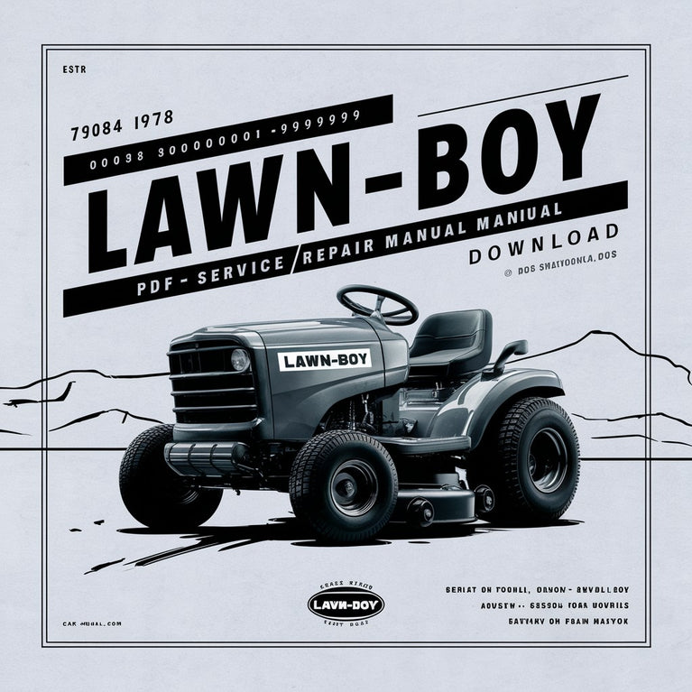 1978 Lawn-boy D433, 800000001-899999999 Lawn Equipment Service/Shop Repair Manual