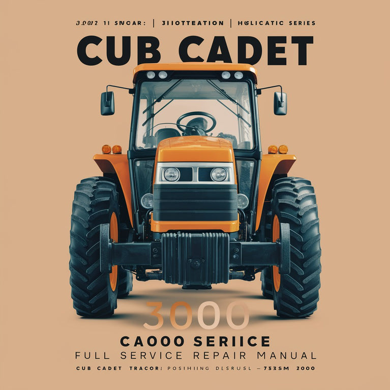 Cub Cadet 3000 Series Tractor Full Service Repair Manual