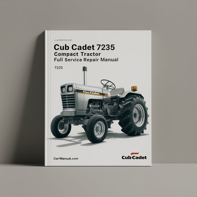 Cub Cadet 7235 Compact Tractor Full Service Repair Manual