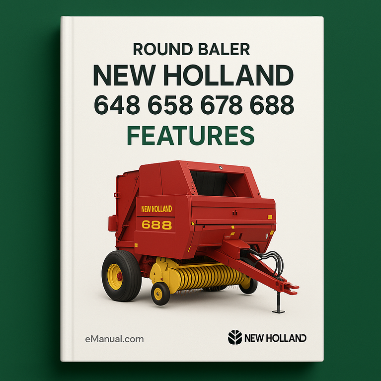 New Holland 648 658 678 688 ROUND BALER FEATURES PRODUCT Manual