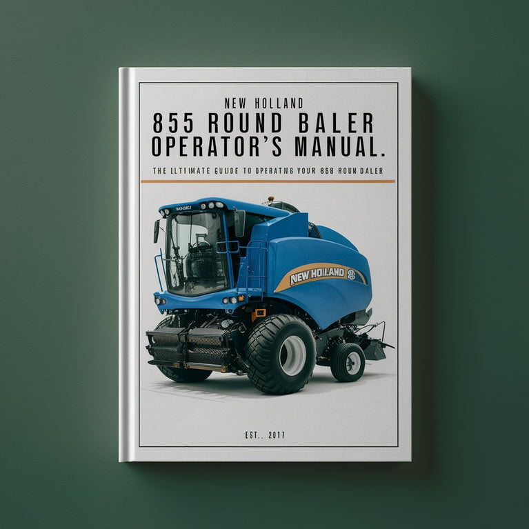 New Holland 855 ROUND BALER OperatorS Manual