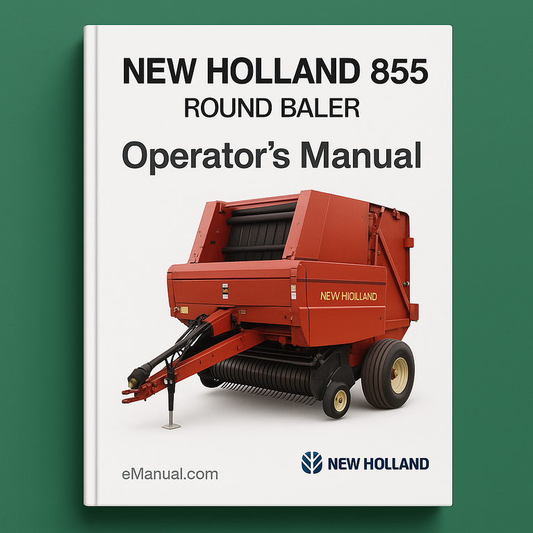 New Holland 855 ROUND BALER OperatorS Manual #2