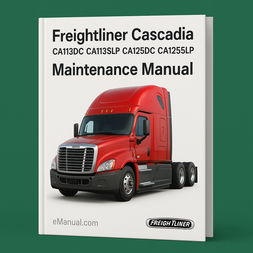 Freightliner Cascadia CA113DC CA113SLP CA125DC CA125SLP Maintenance Manual