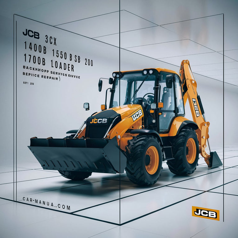 JCB 3CX 1400B 1550B 1700B 200 Series Backhoe Loader Workshop Service Repair Manual