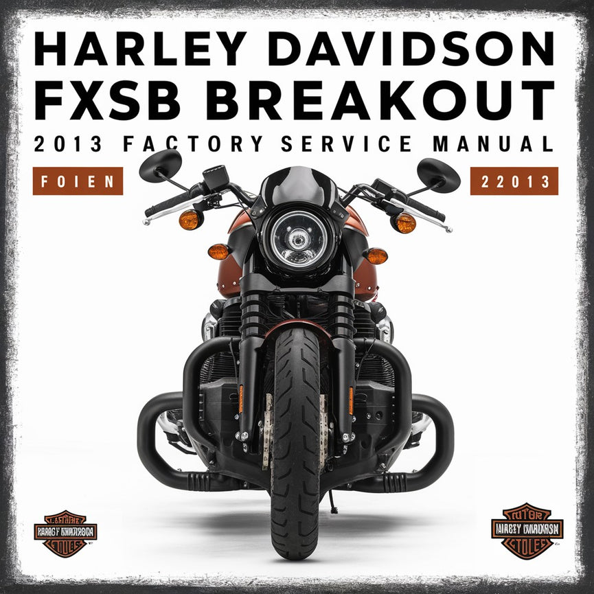 Harley Davidson FXSB Breakout 2013 Manual de servicio de fábrica